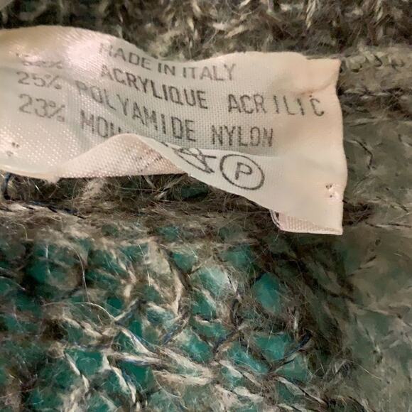 MOHAIR BLEND LIGHTWEIGHT MADE IN ITALY SWEATER - Picture 5 of 5